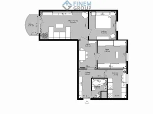 Prodej bytu 3+1, České Budějovice, 74 m2