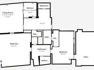 Pronájem ordinace, Holešov, nám. Dr. E. Beneše, 164 m2