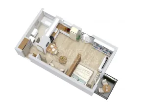 Prodej bytu 1+kk, Praha, U Smetanky, 39 m2