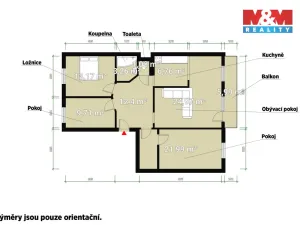 Prodej bytu 4+1, Rakovník - Rakovník II, V Jamce, 86 m2