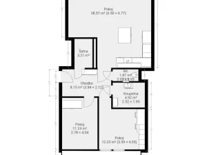 Pronájem bytu 3+kk, Brno, Křepelčí, 86 m2