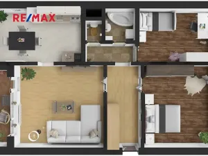 Pronájem bytu 3+1, Česká Lípa, Východní, 74 m2