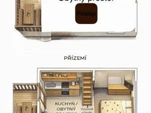 Prodej chaty, Chbany - Vikletice, 30 m2