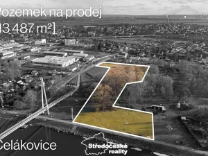 Prodej podílu komerčního pozemku, Čelákovice, 13487 m2