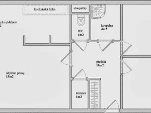 Pronájem bytu 3+1, Čerčany, Havlíčkova, 77 m2