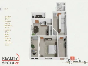 Prodej rodinného domu, Chodová Planá, Pohraniční stráže, 130 m2