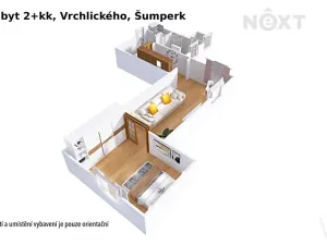 Prodej bytu 2+kk, Šumperk, Vrchlického, 50 m2