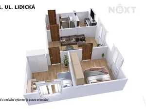 Pronájem bytu 3+1, Šumperk, Lidická, 68 m2