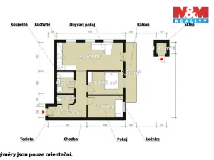 Prodej bytu 3+kk, Plzeň - Křimice, Žitná, 70 m2