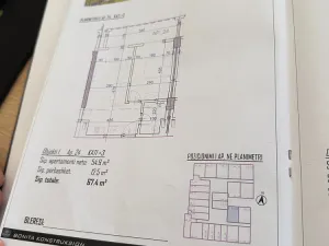 Prodej bytu 1+kk, Rruga Wiena, Golem, Albánie, 37 m2