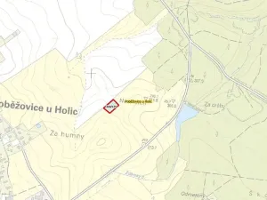 Prodej pole, Poběžovice u Holic, 2612 m2