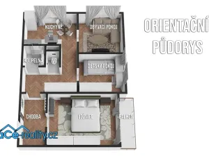 Prodej bytu 3+1, Rychnov nad Kněžnou, Mírová, 68 m2