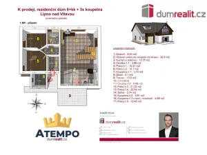 Prodej rodinného domu, Lipno nad Vltavou, 167 m2