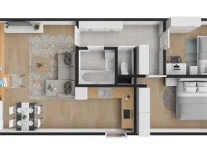 Pronájem bytu 3+1, Neratovice, Za Jednotou, 75 m2