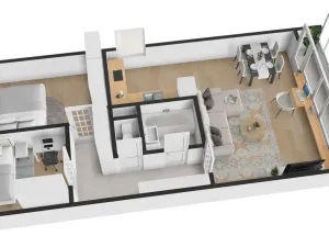 Pronájem bytu 3+1, Neratovice, Za Jednotou, 75 m2