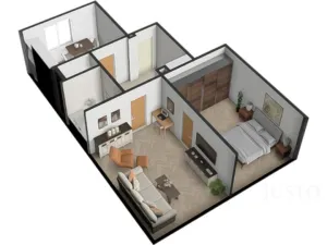 Prodej bytu 2+1, Písek - Budějovické Předměstí, Šafaříkova, 52 m2