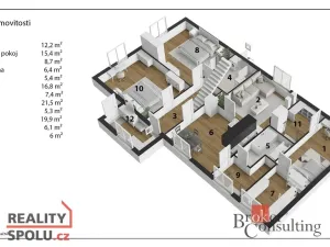 Prodej rodinného domu, Pardubice - Ohrazenice, Seifertova, 195 m2