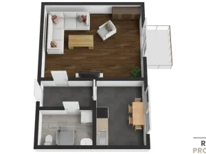 Prodej bytu 1+1, Břeclav - Charvátská Nová Ves, Na Valtické, 41 m2