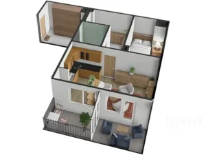 Prodej bytu 2+kk, Písek, Zátavské nábř., 46 m2