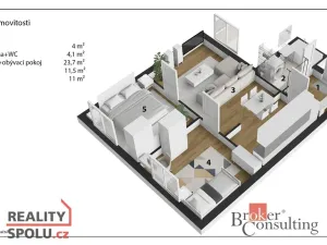 Prodej rodinného domu, Kladno - Švermov, Palackého, 69 m2