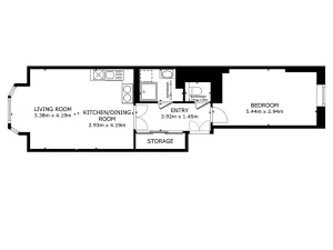 Pronájem bytu 2+kk, Praha - Vinohrady, Slezská, 57 m2