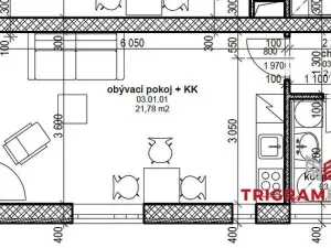 Pronájem bytu 1+kk, Hradec Králové - Nový Hradec Králové, Slunečná, 29 m2