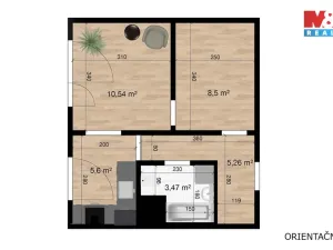 Pronájem bytu 2+1, Liberec - Liberec VI-Rochlice, Pastelová, 38 m2