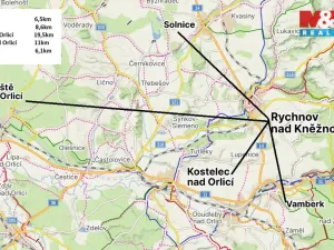 Prodej zahrady, Rychnov nad Kněžnou, 337 m2