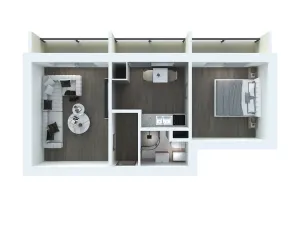 Pronájem bytu 2+1, Bučovice, Fučíkova, 44 m2