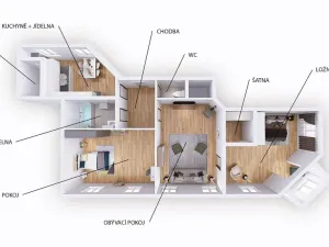 Prodej bytu 3+1, Brno - Černá Pole, náměstí 28. října, 119 m2