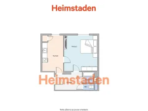 Pronájem bytu 1+1, Ostrava - Moravská Ostrava, Ostrčilova, 37 m2