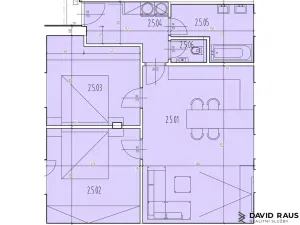 Prodej bytu 3+kk, Brno - Tuřany, ulice 1. května, 87 m2