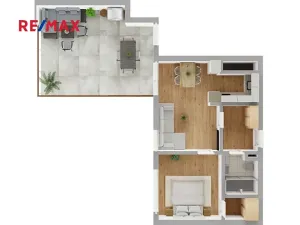 Prodej bytu 2+kk, Praha - Libeň, Primátorská, 48 m2