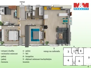 Prodej rodinného domu, Pchery, K Horce, 105 m2