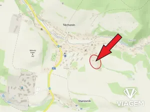 Prodej podílu pozemku pro bydlení, Těchonín, 1306 m2