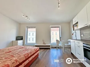Pronájem bytu 1+kk, Brno, Hybešova, 31 m2