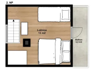 Prodej chaty, Horní Pěna, 41 m2