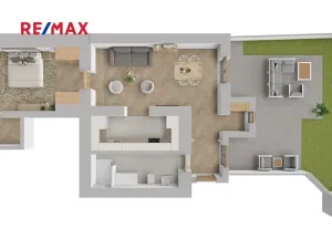 Prodej bytu 2+kk, Praha - Smíchov, Kováků, 53 m2