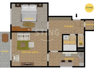 Prodej bytu 2+1, Ostrava, Rodimcevova, 70 m2