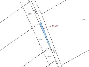 Dražba pozemku, Březník, 86 m2