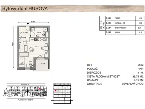 Prodej bytu 1+kk, České Budějovice, Plukovníka Malého, 46 m2
