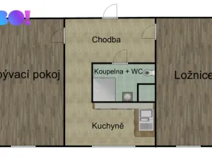 Prodej bytu 2+1, Orlová, Na Stuchlíkovci, 52 m2