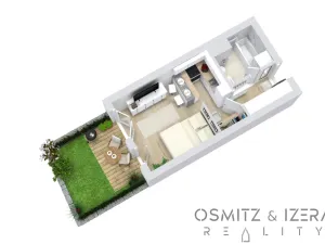 Prodej bytu 1+kk, Praha - Hostavice, Hrabovská, 45 m2