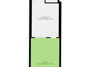 Pronájem bytu 1+kk, Praha - Hloubětín, Poděbradská, 32 m2