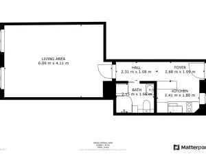 Pronájem bytu 1+1, Praha - Holešovice, Kamenická, 40 m2
