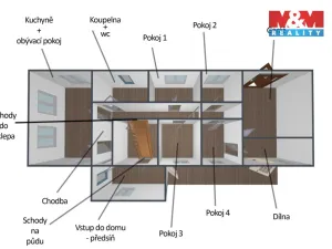 Prodej rodinného domu, Teplá - Klášter, Šafářské Domky, 390 m2