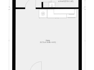 Pronájem bytu 1+kk, Brno - Horní Heršpice, Jižní, 33 m2