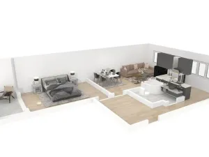 Prodej bytu 2+1, Planá, Fučíkova, 68 m2