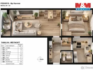 Prodej bytu 2+1, Karviná - Hranice, Čsl. armády, 58 m2