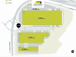 Pronájem výrobních prostor, Ostrava - Hrušov, Žižkova, 12400 m2
